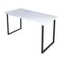 Кухонный стол прямоугольный Solarius 700-10086 140x75x60 см дерево цвет белый