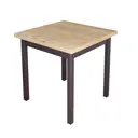 Кухонный стол квадратный Solarius 600-10254 75x75x75 см дерево цвет бежевый