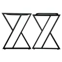 Подстолье Solarius nogaX80black-2 78.50x71x13 см металл цвет черный