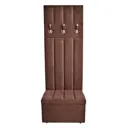 Вешалка 3 крючка 60x140x5 см цвет коричневый