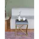 Пуф Greenween Chelsea 40x40x45см цвет золотой Light Blue