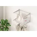 Гардеробная система хранения металлическая Larvij 63x50x44см белый