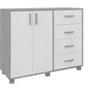 Комод Гк Аквилон OLIVIA 4 ящика 116x45x93 Плита ДСП цвет кашемир