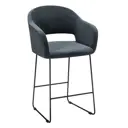 Кресло R-home Oscar 60x97x59 см Велюр цвет серый