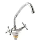 Смеситель для кухни Santrek Classic AQUA-415 крест Sl596 излив 21 см цвет хром