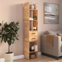 Стеллаж с полками Letta 36x180x29 см ЛДСП цвет дуб крафт золотой