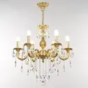 Люстра подвесная Bohemia Ivele Crystal Al79101.6.175.b.g 6 ламп 12 м² цвет золото