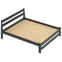 Кровать Solarius 140mser-full 140x200 см массив сосны цвет антрацит