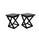 Комплект табуретов 2 шт Solarius 203-10013-2 34x45x34 см дерево цвет антрацит