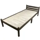 Кровать Solarius Классика Компакт сплошная 60x200 см цвет венге