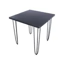 Кухонный стол квадратный Solarius 710-10040 75x75x75 см дерево цвет антрацит