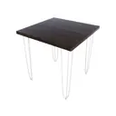 Кухонный стол квадратный Solarius Loft 710-10044 75x75x75 см дерево цвет темный дуб