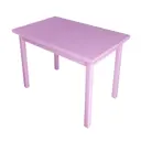 Кухонный стол прямоугольный Solarius Классика 110x75x110 см массив сосны цвет розовый/розовое золото