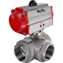 Кран шаровой прямой Dn.ru D160-08069 DN20 PN63 3/4" ВР нержавеющая сталь ручка плоская