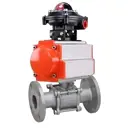 Кран шаровой полнопроходной прямой Dn.ru D160-10159 40x40 мм PN40 нержавеющая сталь ручка плоская