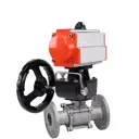 Кран шаровой полнопроходной прямой Dn.ru D160-10083 15x15 мм PN40 нержавеющая сталь ручка плоская