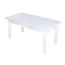 Журнальный столик прямоугольный Solarius Классика из массива сосны 70x120x46 см белый