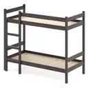 Кровать Solarius Dvuh100190ven-full 100x190 см массив сосны цвет венге