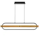 Люстра подвесная светодиодная Lightstar Lodi Lodi 11 м² теплый белый (желтый) свет цвет дерео-черный