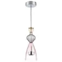 Светильник подвесной светодиодный Lightstar LS_814003 Belle 2 м² теплый белый (желтый) свет цвет матовый хром