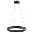 Люстра подвесная светодиодная Lightstar Saturno с пультом управления 6 м² регулируемый белый свет цвет черный