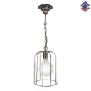 Люстра подвесная Петрасвет S1247-1 1 лампа 8 м² цвет бежевый