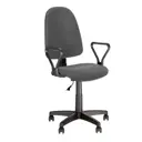 Кресло для персонала Nowy styl Prestige gtpPN_С38 серый 45x93x41 см текстиль цвет серый