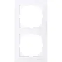 Рамка для розеток и выключателей Schneider electric Merten SM M-Pure 2 поста цвет бриллиантовый белый