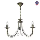 Люстра подвесная Петрасвет S1224-3 3 лампы 12 м² цвет черный