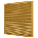 Решетка вентиляционная с сеткой Era 380x380 мм пластик цвет бежевый