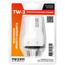 Термостатическая головка жидкостная Heizen TW-3 клипсовое крепление белая