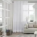Тюль на ленте для кухни Альмерия 300x280 см цвет белый