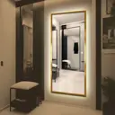 Зеркало с рамой Alias qr160403g 40x160 см