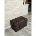 Пуф October Home Аллигатор 36x39 см цвет коричневый