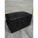 Пуф October Home Аллигатор 36x39 см цвет черный