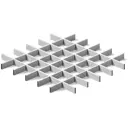 Комплект грильято 100x100x40 мм 2.4 м металлик