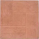 Плитка тротуарная Калифорния дерево 30x300x300 мм красный