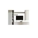 Шкаф для телевизора Wood&Stone 260x158.80x36.60 см ЛДСП цвет белый