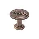 Мебельная ручка-кнопка Kerron RK-001 AC античная медь