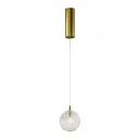 Светильник подвесной Maytoni Frozen Mod254pl-01bs 1 лампа 2 м² цвет латунь