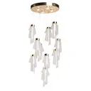 Светильник подвесной светодиодный De city Конти 28 м² регулируемый белый свет цвет жёлтый/золотой