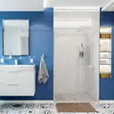 Душевая дверь Wasserkraft 147753 110см эффект стекла прозрачный раздвижной