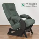 Кресло-качалка Glider Модель эталон 57x96x83 см рогожка цвет wellton 696/венге