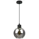 Люстра подвесная DE FRAN LP-4300 ВЕГА 1 лампа 15 м² цвет черный