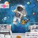 Фотообои флизелиновые Barton wall Космонавт 300x270 см K30103-C