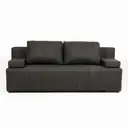 Диван Диван 24 Вентура 195x73x77 см велюр цвет черный 45200083