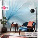 Фотообои флизелиновые Barton wall 3d Абстракция Цветы 500x270 см M24005-C