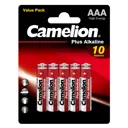 Батарейка Camelion Plus алкалиновая LR03 AAA 10 шт.