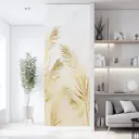 Фотообои флизелиновые Фотообоикин 100x271 см Желтые пальмовые листья