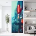 Фотообои флизелиновые Фотообоикин 100x271 см Кибер Токио